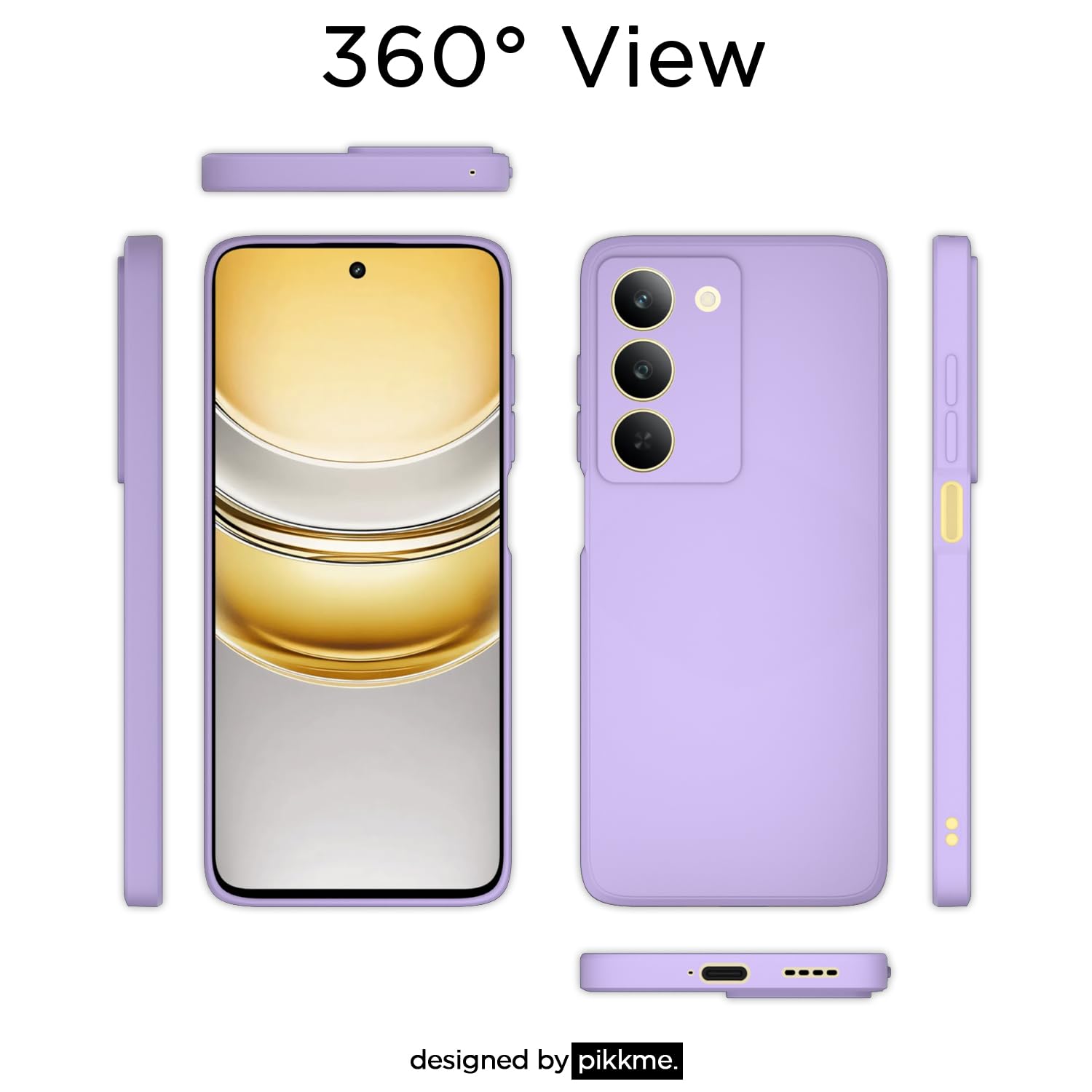 Pikkme Realme Narzo 80x/P3x/14X 5G Matte purple mobile cover – photo 4