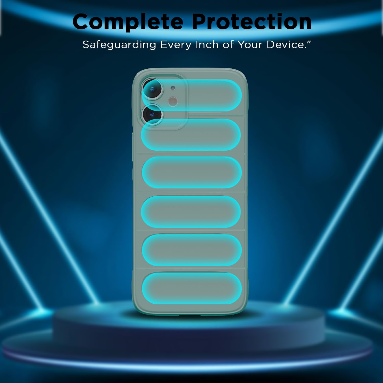 iPhone 11 Liquid Silicone phone cover in green by Pikkme – photo 2