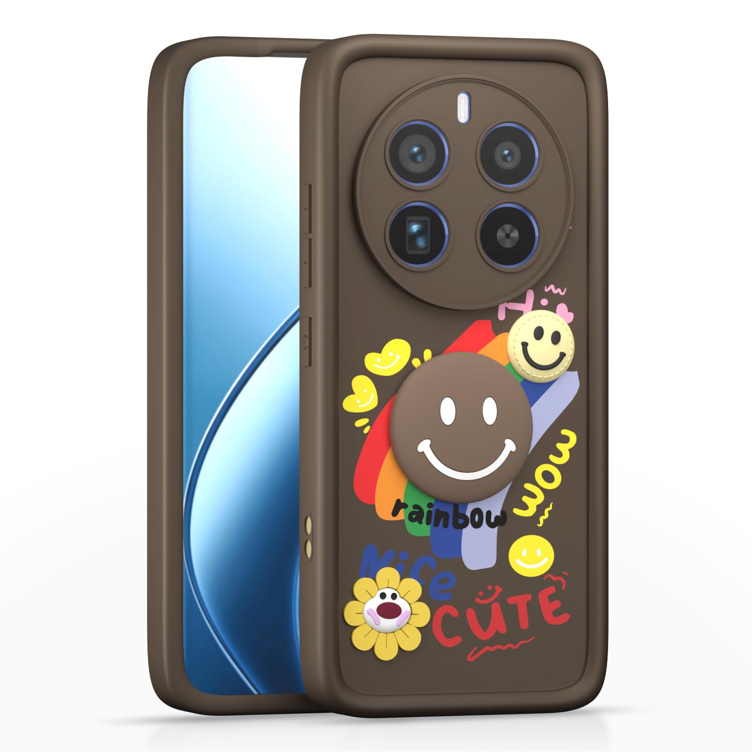 Pikkme brown phone cover for Realme 12 Pro/12 Pro Plus 5G