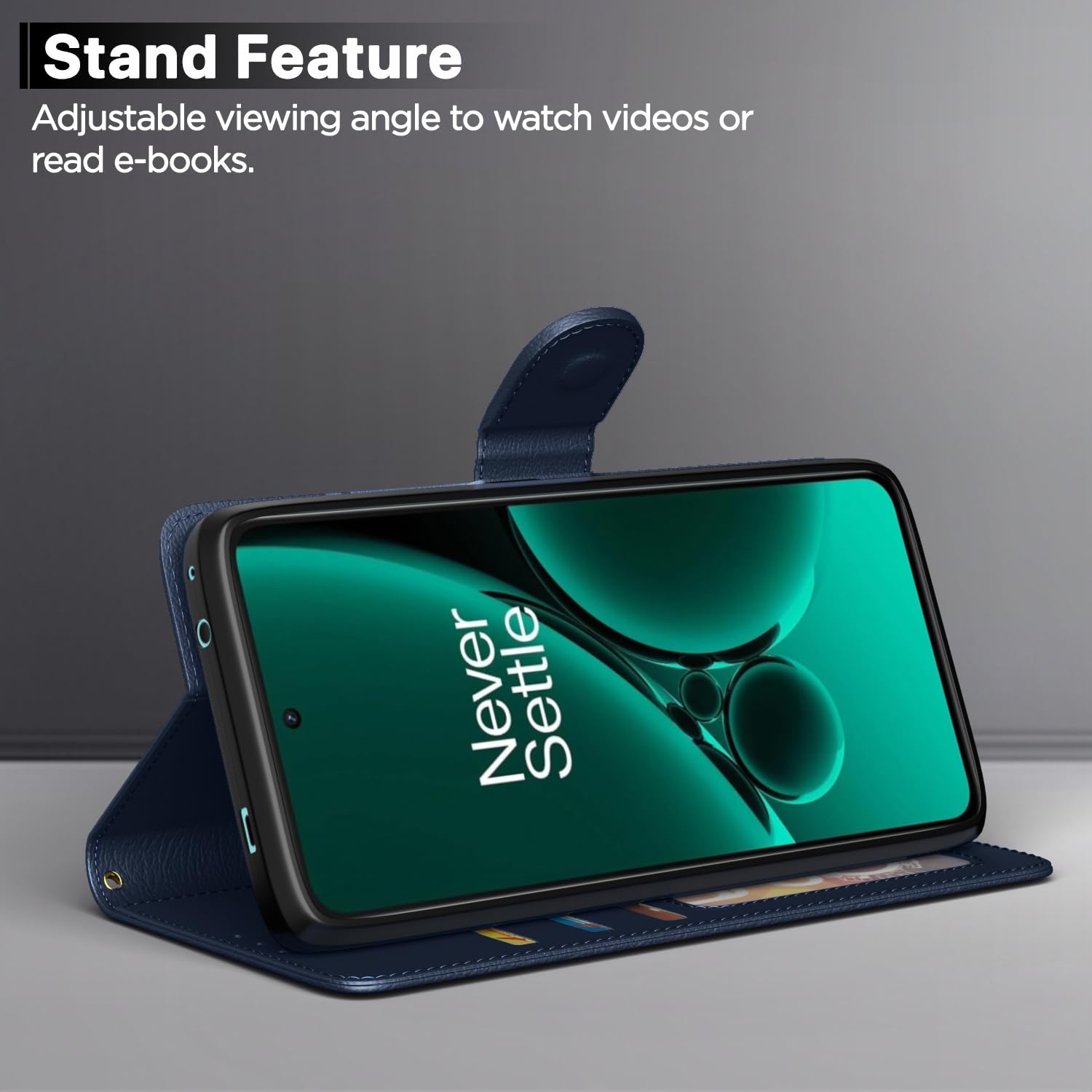 Blue Wallet mobile flip cover for OnePlus Nord CE 3 5G – Pikkme – photo 3