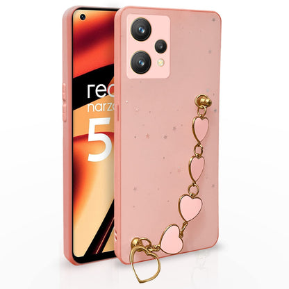 Pikkme Realme Narzo 50 Pro 5G Chain pink phone cover