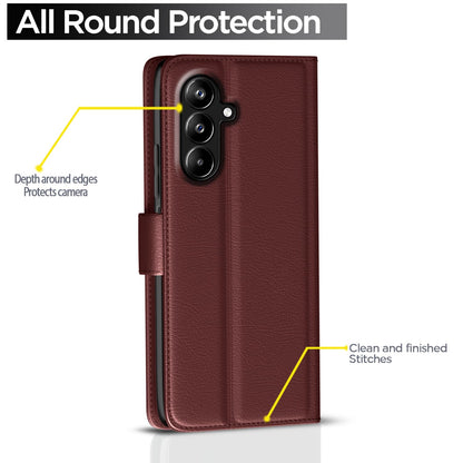 Brown mobile flip cover for Samsung A27/M47 5G – Pikkme – photo 4