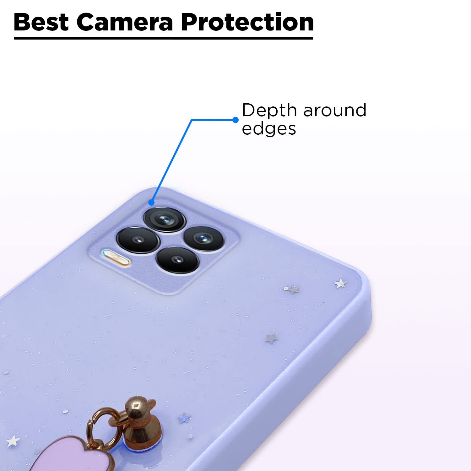 Pikkme Realme 8 4G/8 Pro purple mobile cover – photo 2