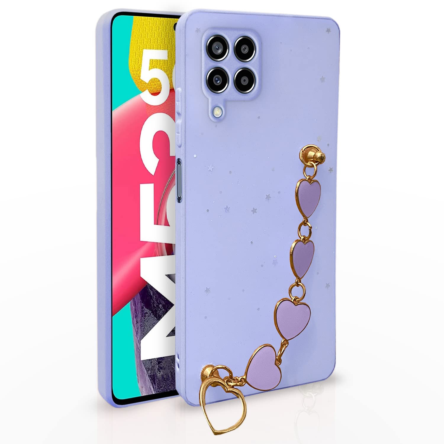 Samsung M53 5G phone cover in purple by Pikkme