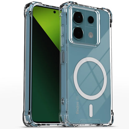Redmi Note 13 Pro/Poco X6 5G mobile cover in transparent mag-safe by Pikkme