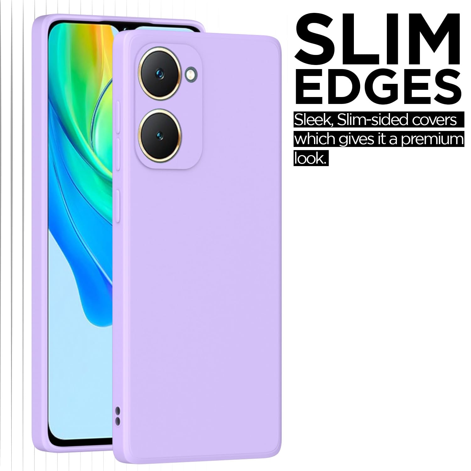 Vivo Y03 Matte phone cover in purple by Pikkme – photo 7