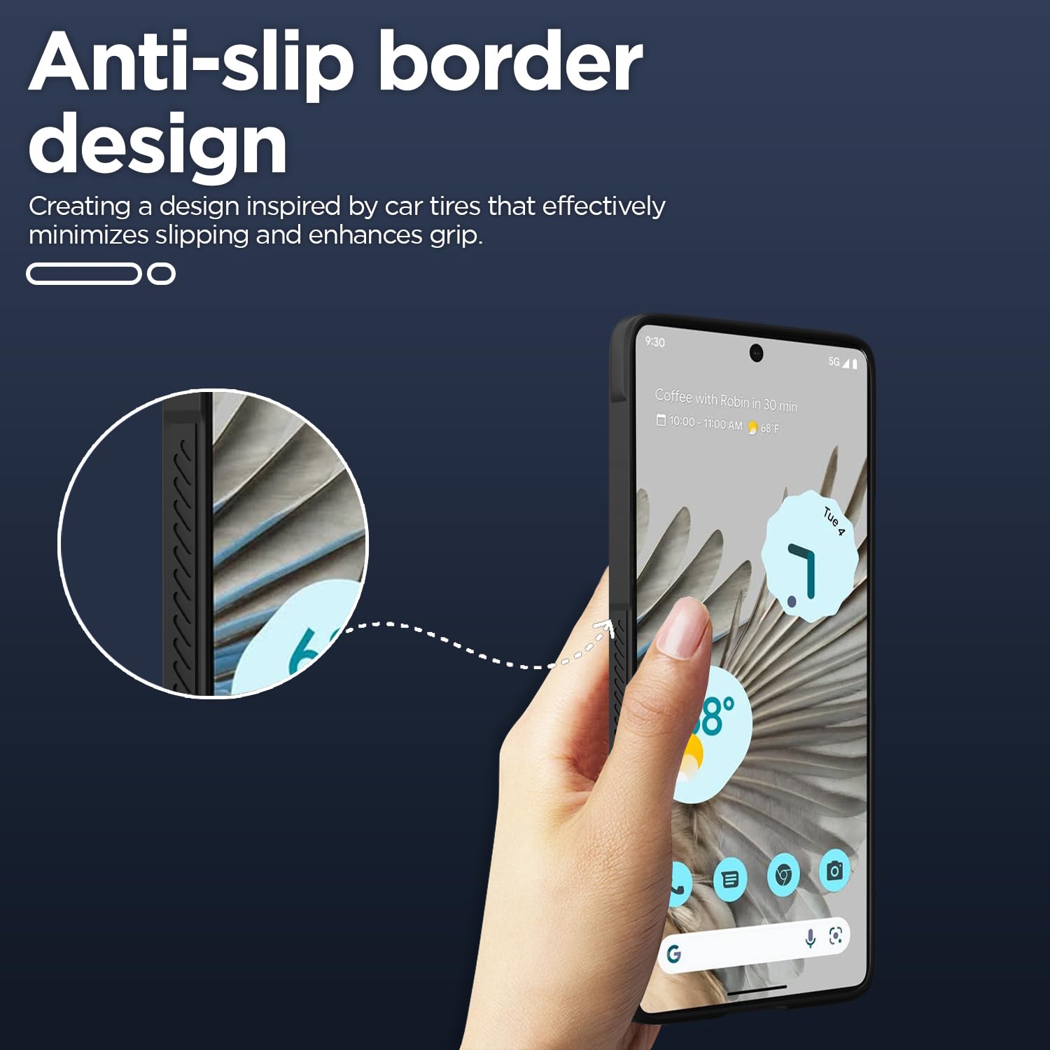 Black mobile back cover for Google Pixel 7 Pro – Pikkme – photo 4