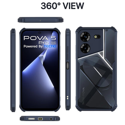 Blue back cover for Tecno Pova 5/Pova 5 Pro 5G – Pikkme – photo 2