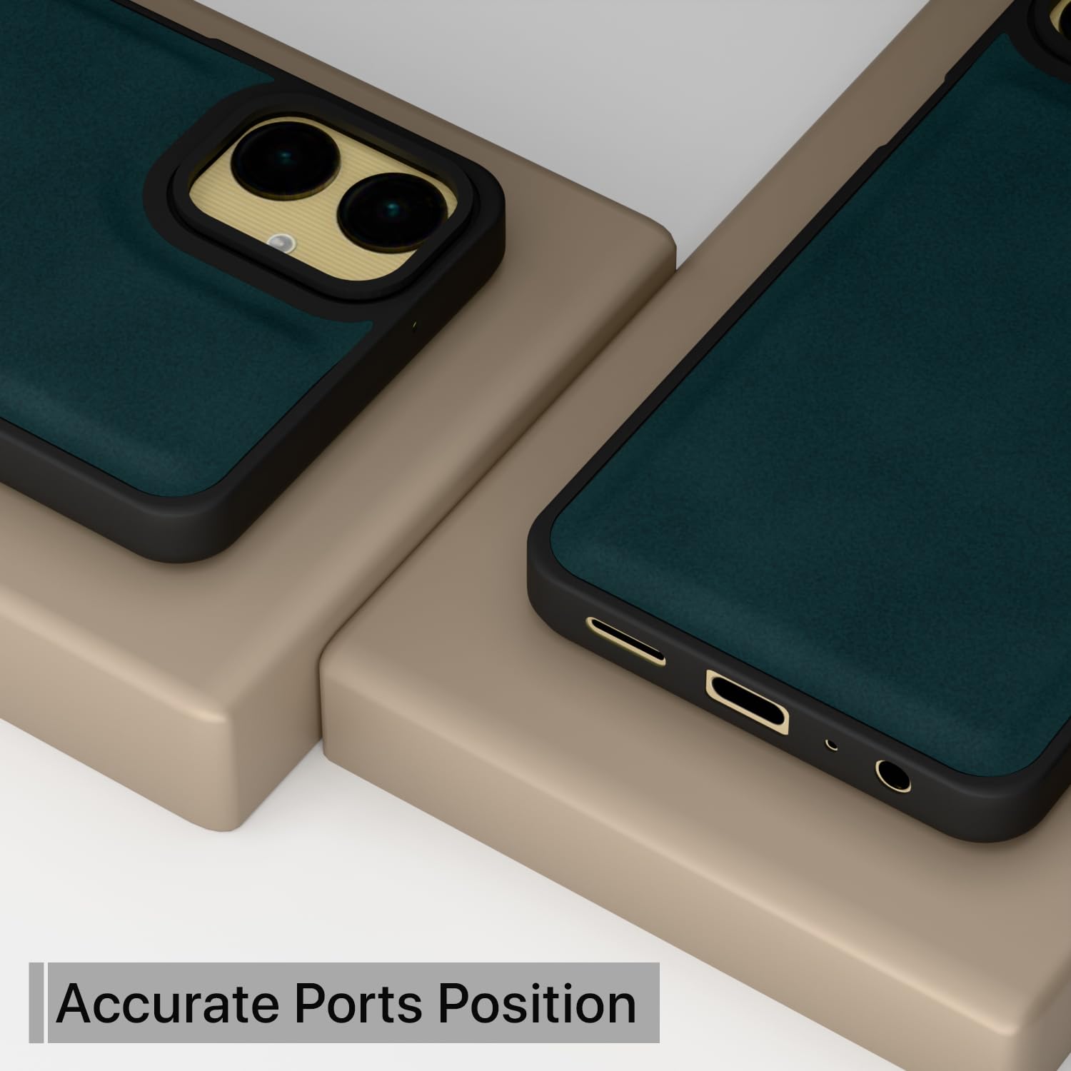 Pikkme Samsung Galaxy A06 Premium Super Soft-Touch Leatherback Case (Green)