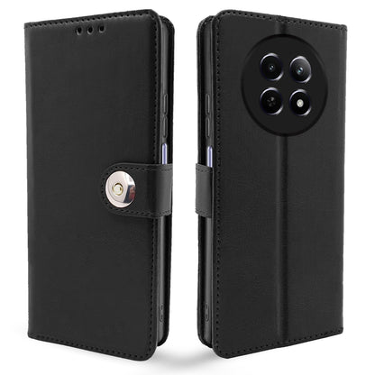 Pikkme Realme Narzo 70x 5G/N65/13/12/12X 5G/C65 Button black mobile flip cover