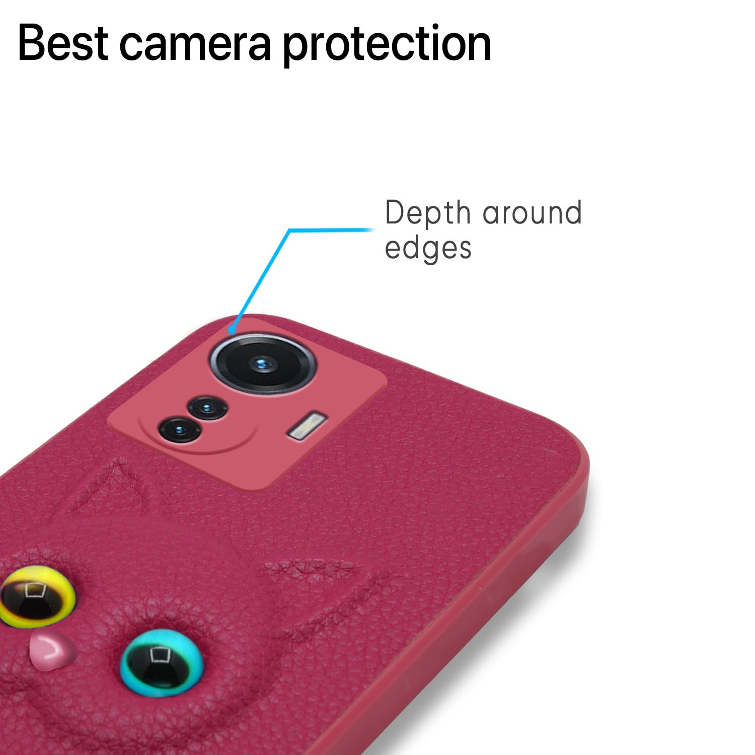 Pink Cat mobile back cover for Vivo T1 44W/iQOO Z6 44W – Pikkme – photo 5
