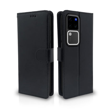 Vivo V30 Pro 5G mobile flip cover in black by Pikkme