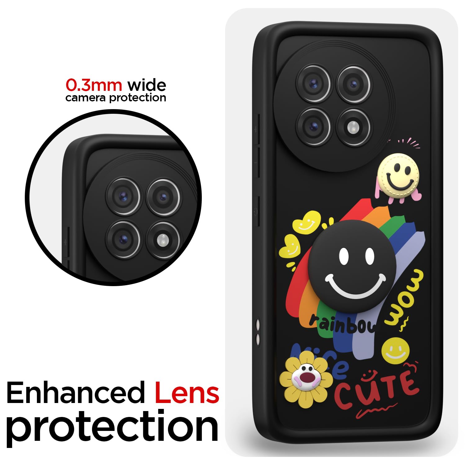 OnePlus 13R 5G mobile back cover in black by Pikkme – photo 5