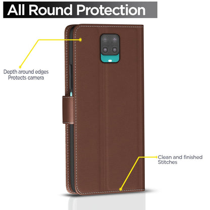 Redmi Note 9 Pro/Note 9 Pro Max/Poco M2 Pro/Note 10 Lite flip cover in tan by Pikkme – photo 4