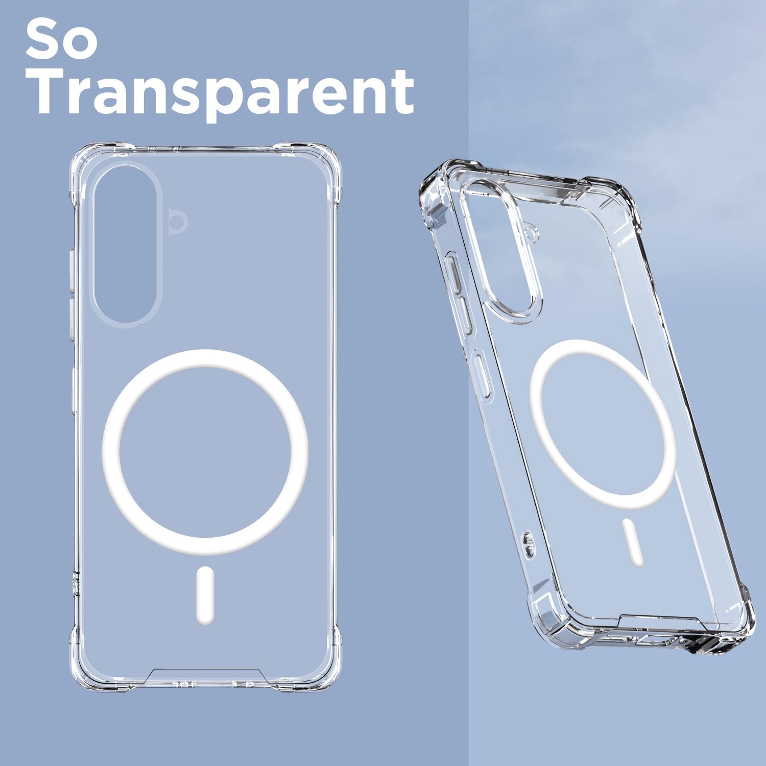 Pikkme transparent mag-safe back cover for Samsung A56 5G – photo 2