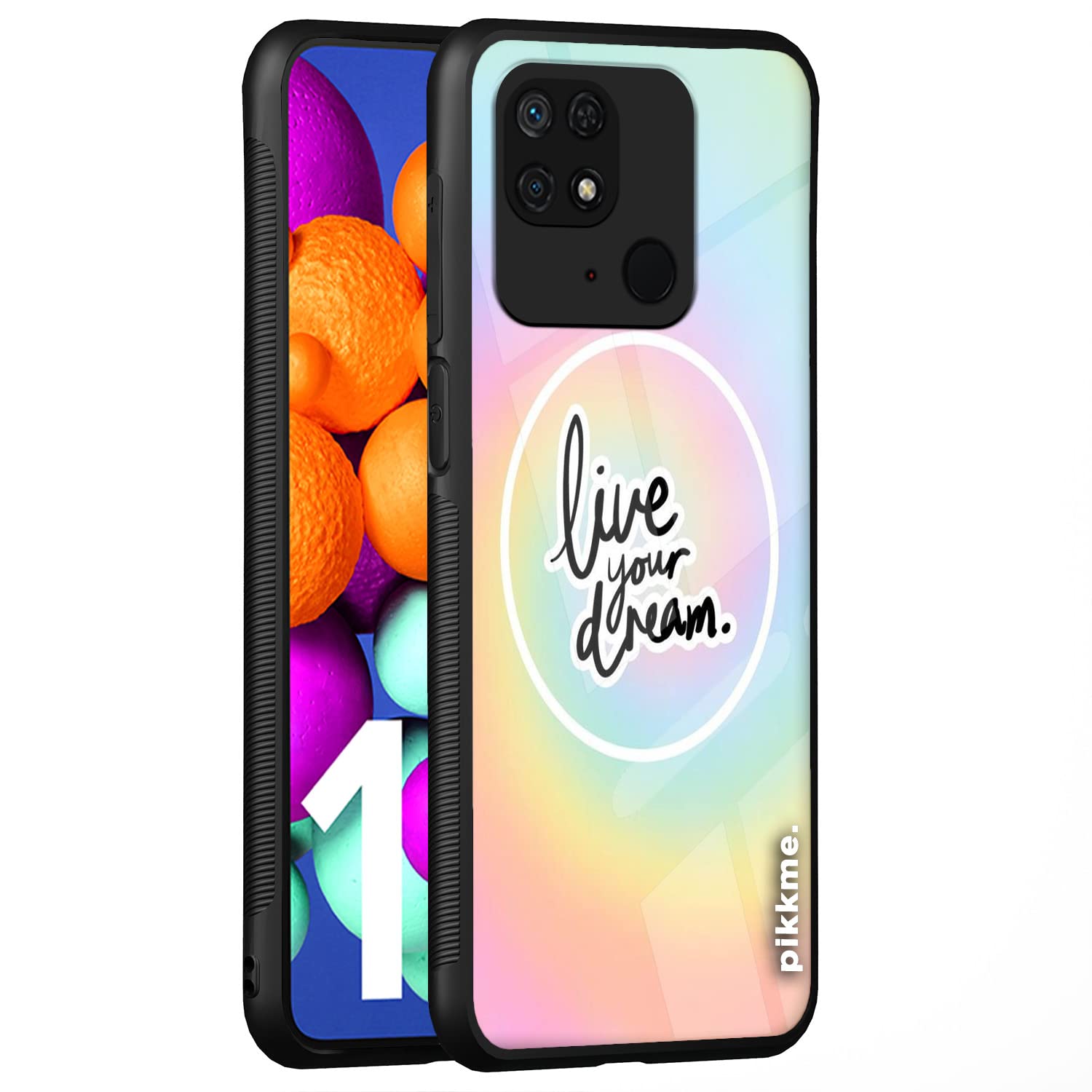 Redmi 10/10 Power Hybrid mobile back cover by Pikkme