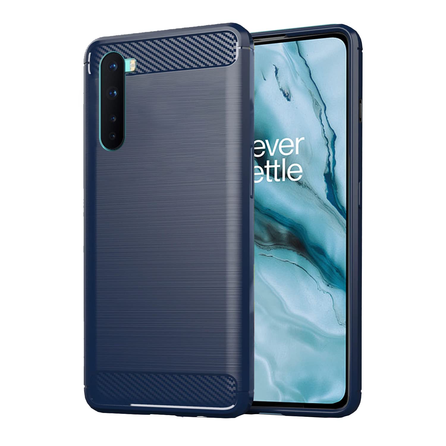 OnePlus Nord (2020) back cover in blue by Pikkme