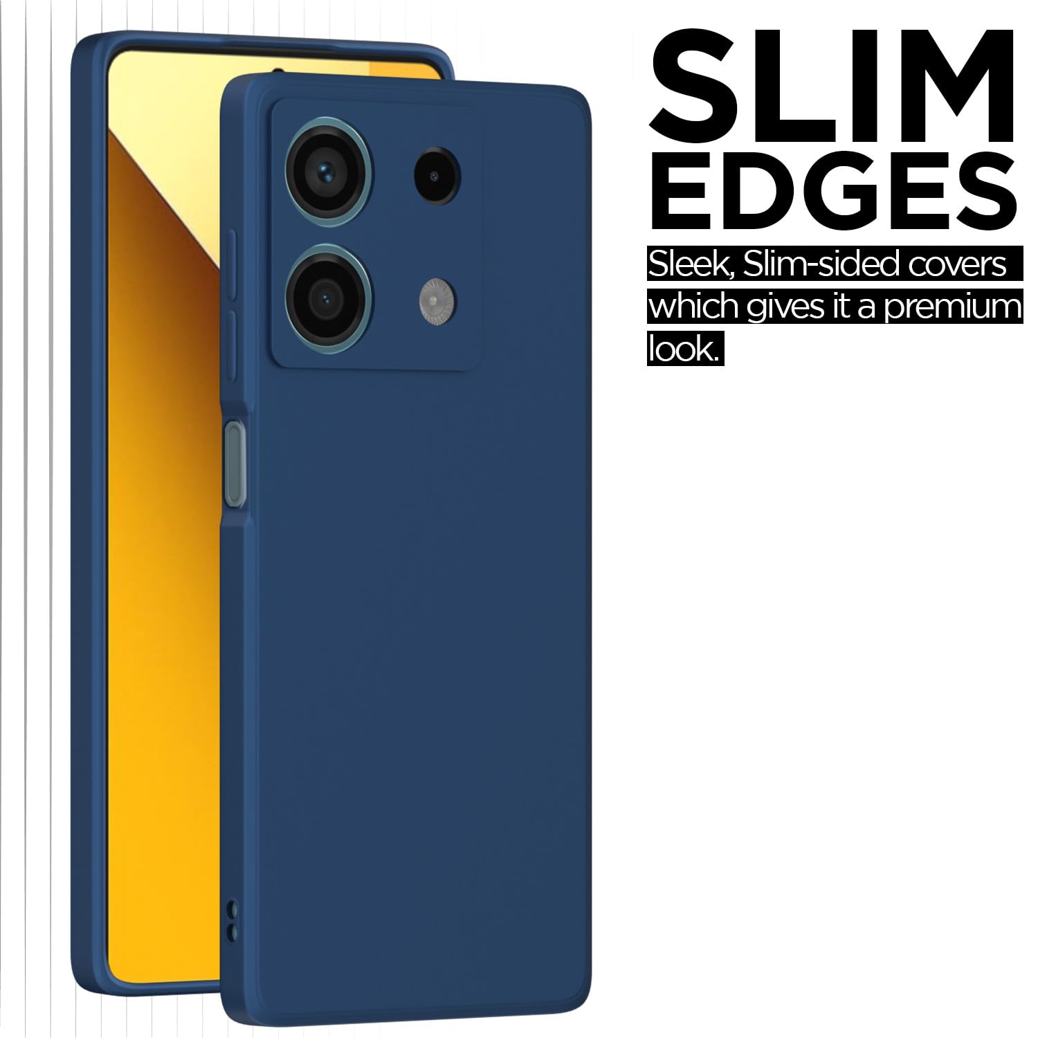 Pikkme Redmi Note 13 5G blue mobile back cover – photo 7
