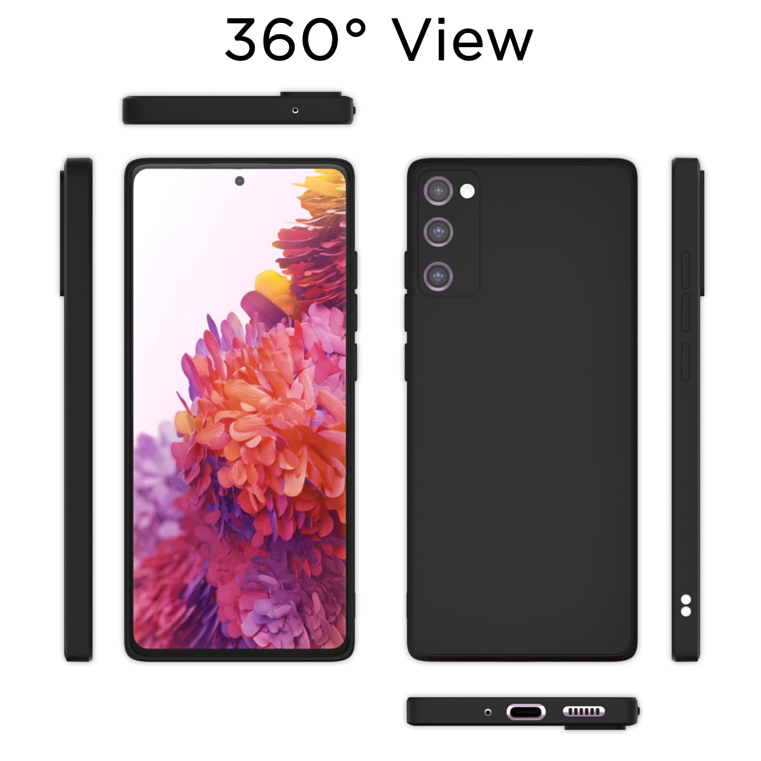 Samsung S20 FE/S20 FE 5G Matte mobile back cover in black by Pikkme – photo 4
