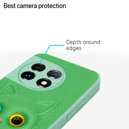 Pikkme green Cat mobile back cover for OnePlus 11R 5G – photo 6
