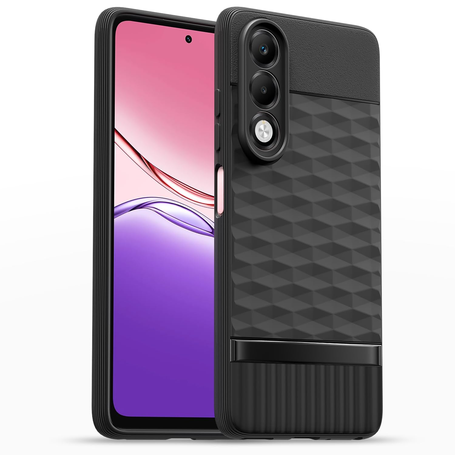 Pikkme Oppo K13x 5G Shockproof Soft Flexible Gencase Back cover (Black)