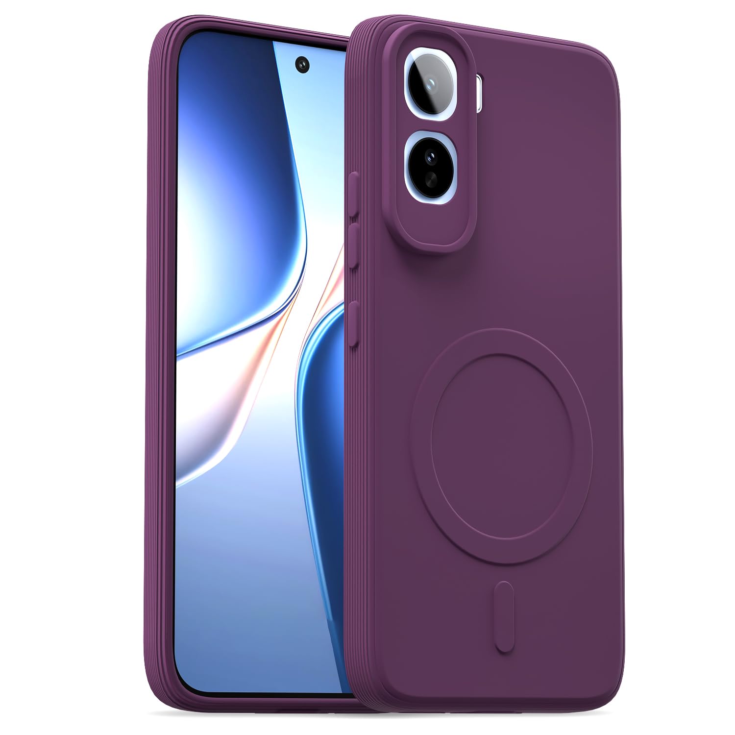 Pikkme purple MagSafe phone cover for Vivo T5 Pro 5G