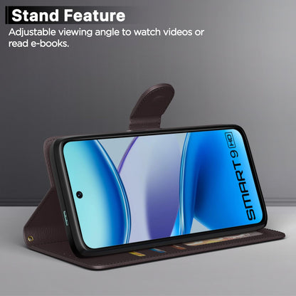 Pikkme coffee Wallet wallet flip cover for Infinix Smart 9 – photo 3