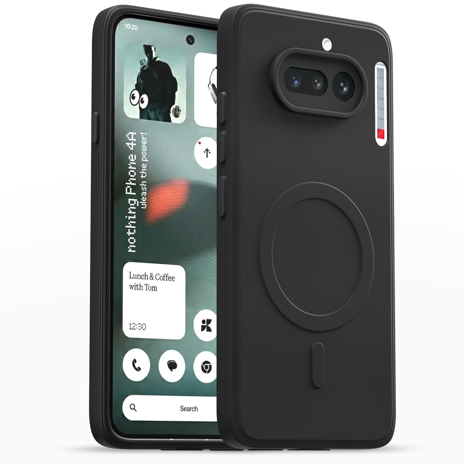 Black phone cover for Nothing Phone 4a 5G – Pikkme