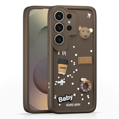 Pikkme Samsung S25 Ultra 5G/3D brown phone cover