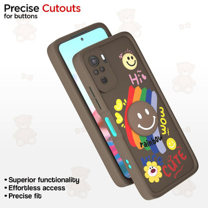 Redmi Note 10/Note 10s/Note 11 SE Soft Silicone phone cover in brown by Pikkme – photo 6