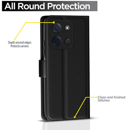 Pikkme black Wallet mobile flip cover for Poco C85 5G – photo 4