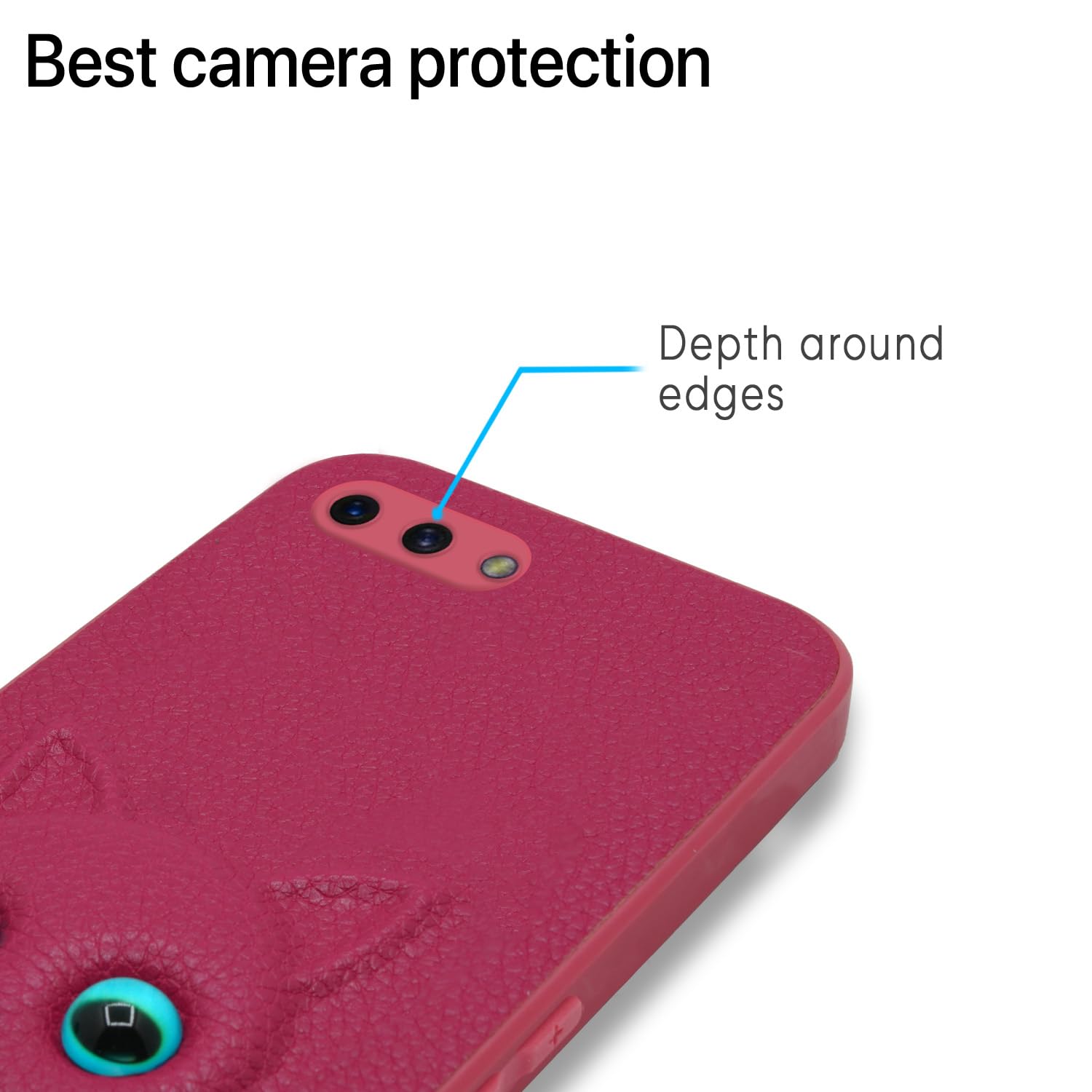 Pikkme pink Cat mobile back cover for Oppo A3s/Realme C1 – photo 5