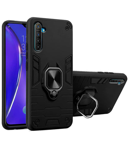 Pikkme black D5 Tough Armor phone cover for Realme XT, Realme X2