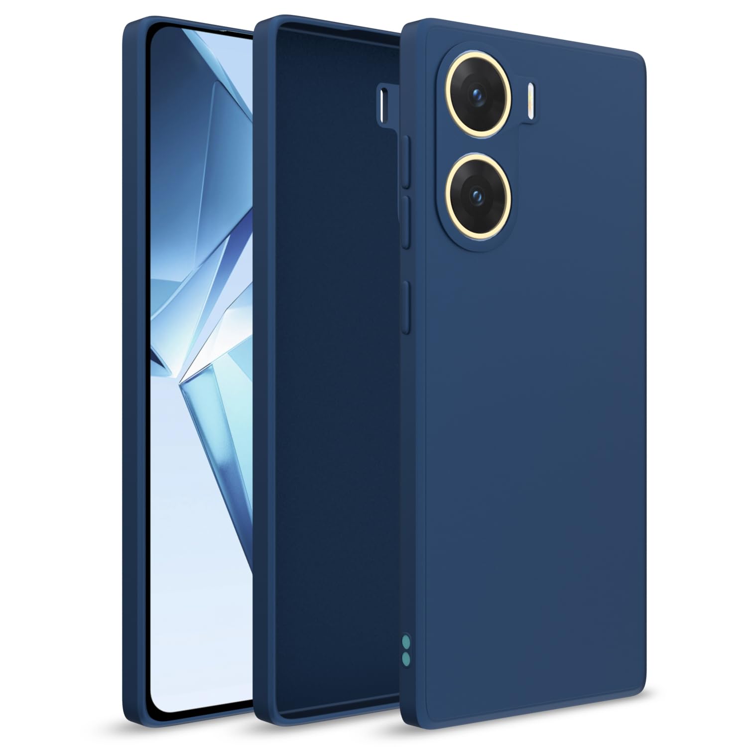 Vivo V29e 5G Matte phone cover in blue by Pikkme