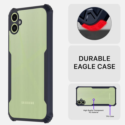 Samsung A06 Clear mobile cover in blue by Pikkme – photo 5