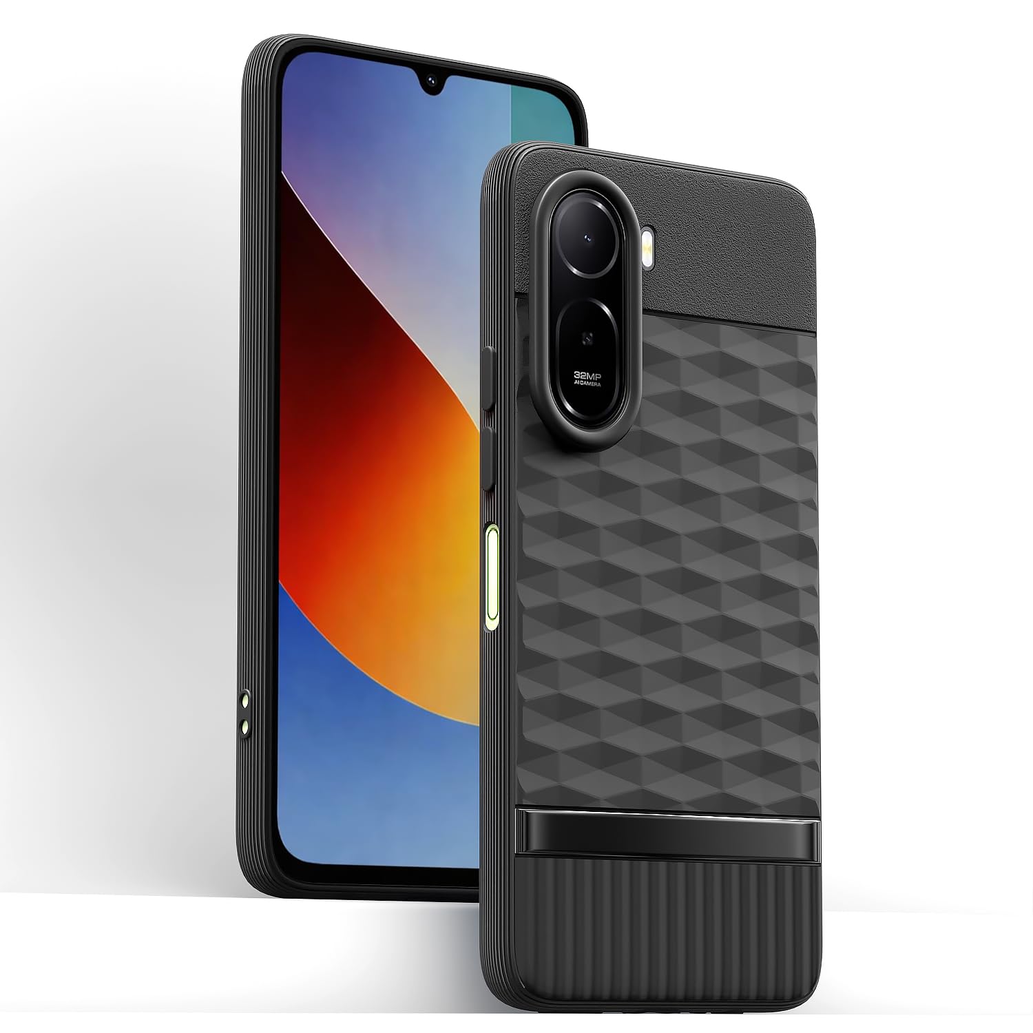 Redmi A7 Pro/Poco C85x 5G Silicone phone cover in black by Pikkme – photo 2