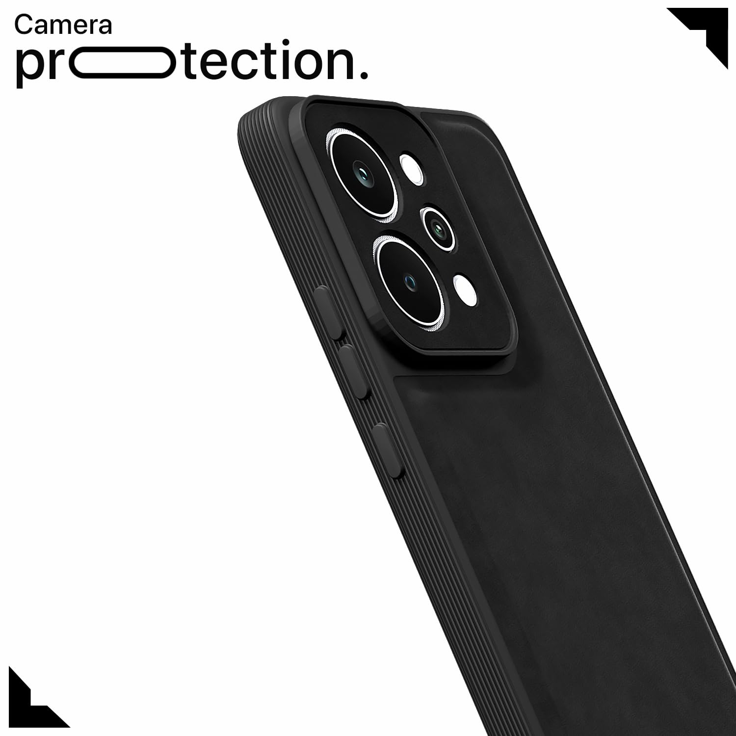 Black Leather back cover for Realme P4 Power 5G – Pikkme – photo 5