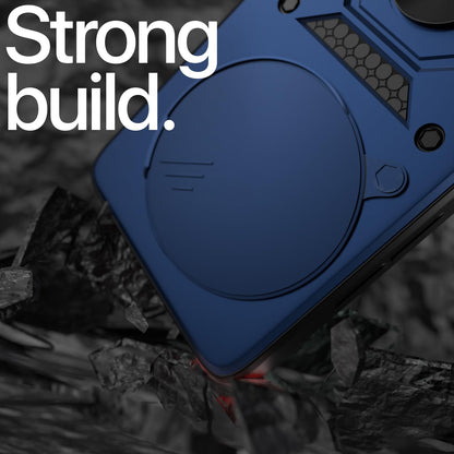 Pikkme Realme P3 Pro 5G D10 Tough Armor Back Cover (Blue)