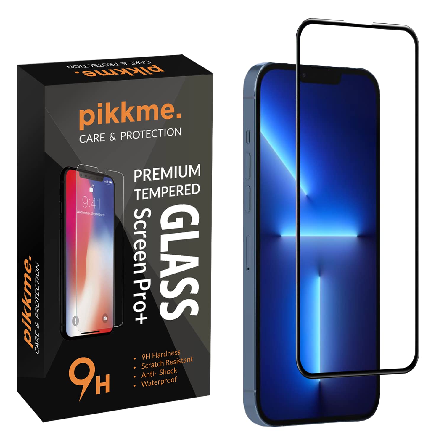 Pikkme iPhone 13 Pro Max Tempered Glass