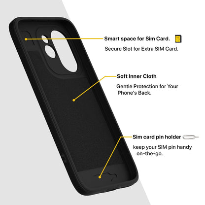Pikkme black back cover for Oppo Reno 15 Pro Mini 5G – photo 6