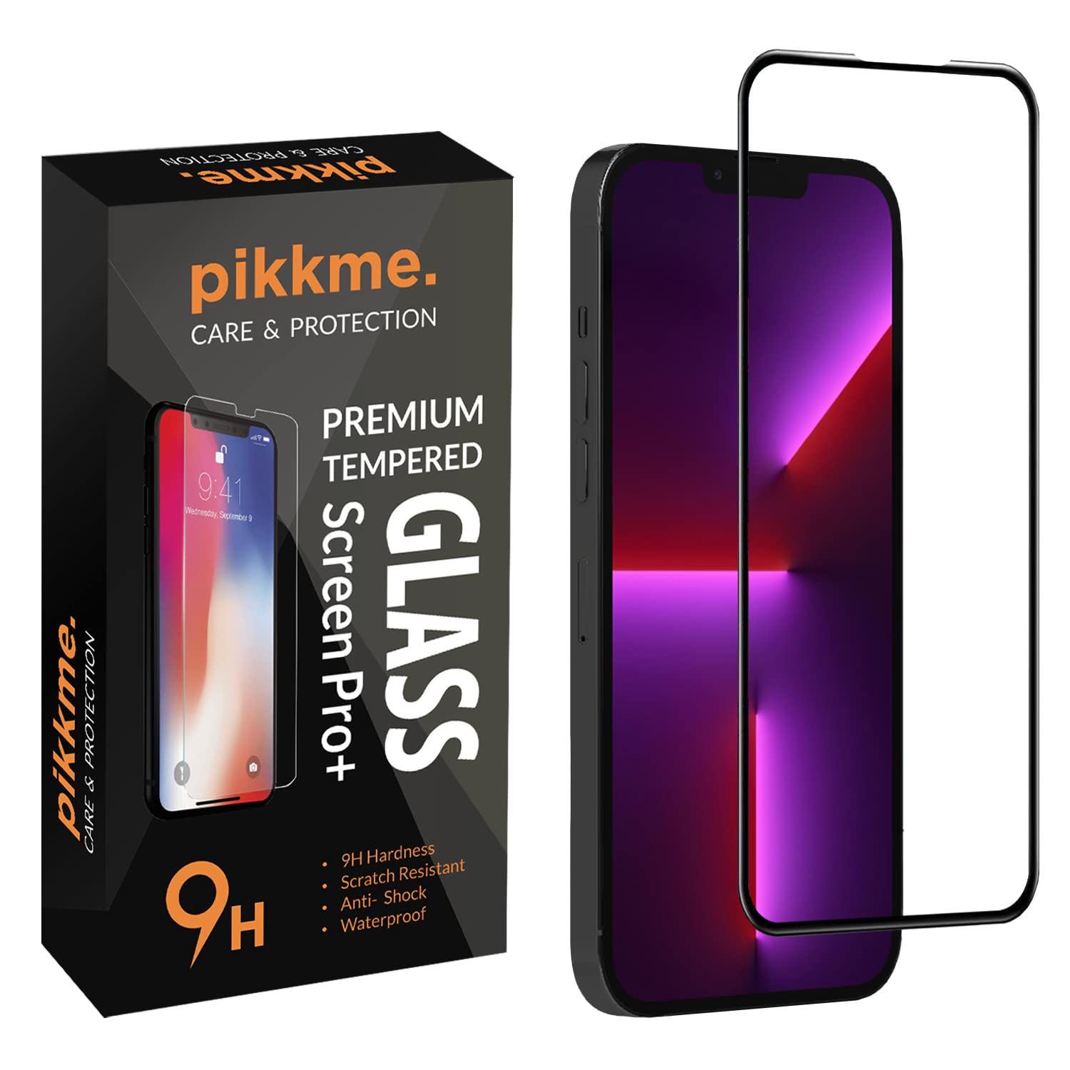 Pikkme iPhone 13 / 13 Pro Tempered Glass