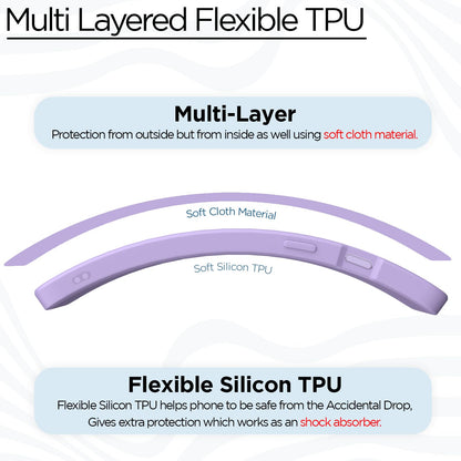 Pikkme OnePlus 7T Liquid Silicone Back Cover | Purple