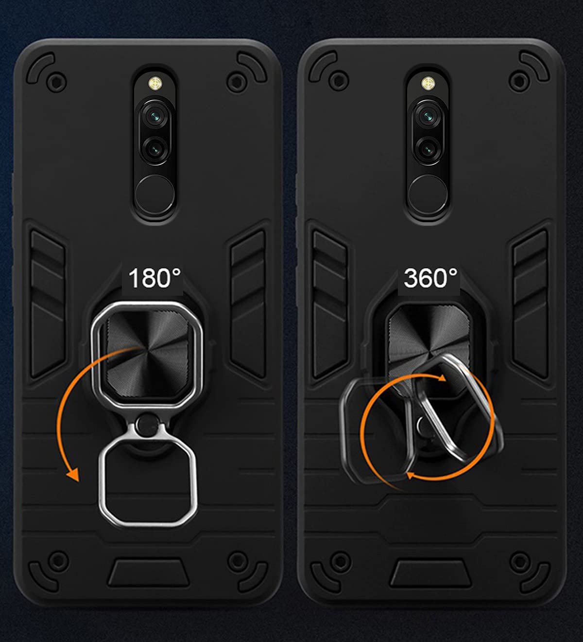 Pikkme Redmi 8 black back cover – photo 3
