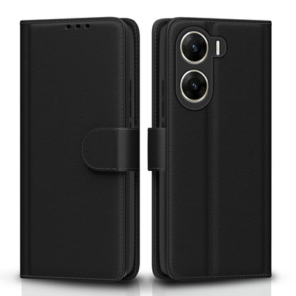 Pikkme Vivo V29E Wallet black flip cover