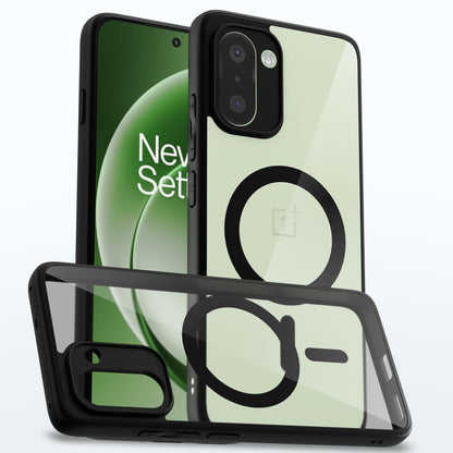 Black mag-safe back cover for OnePlus 15R 5G – Pikkme