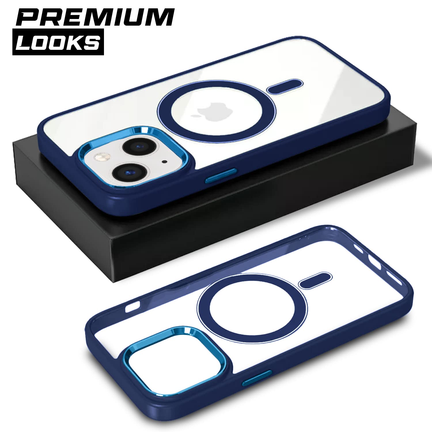 Pikkme iPhone 14 Magsafe Back Case (Blue)