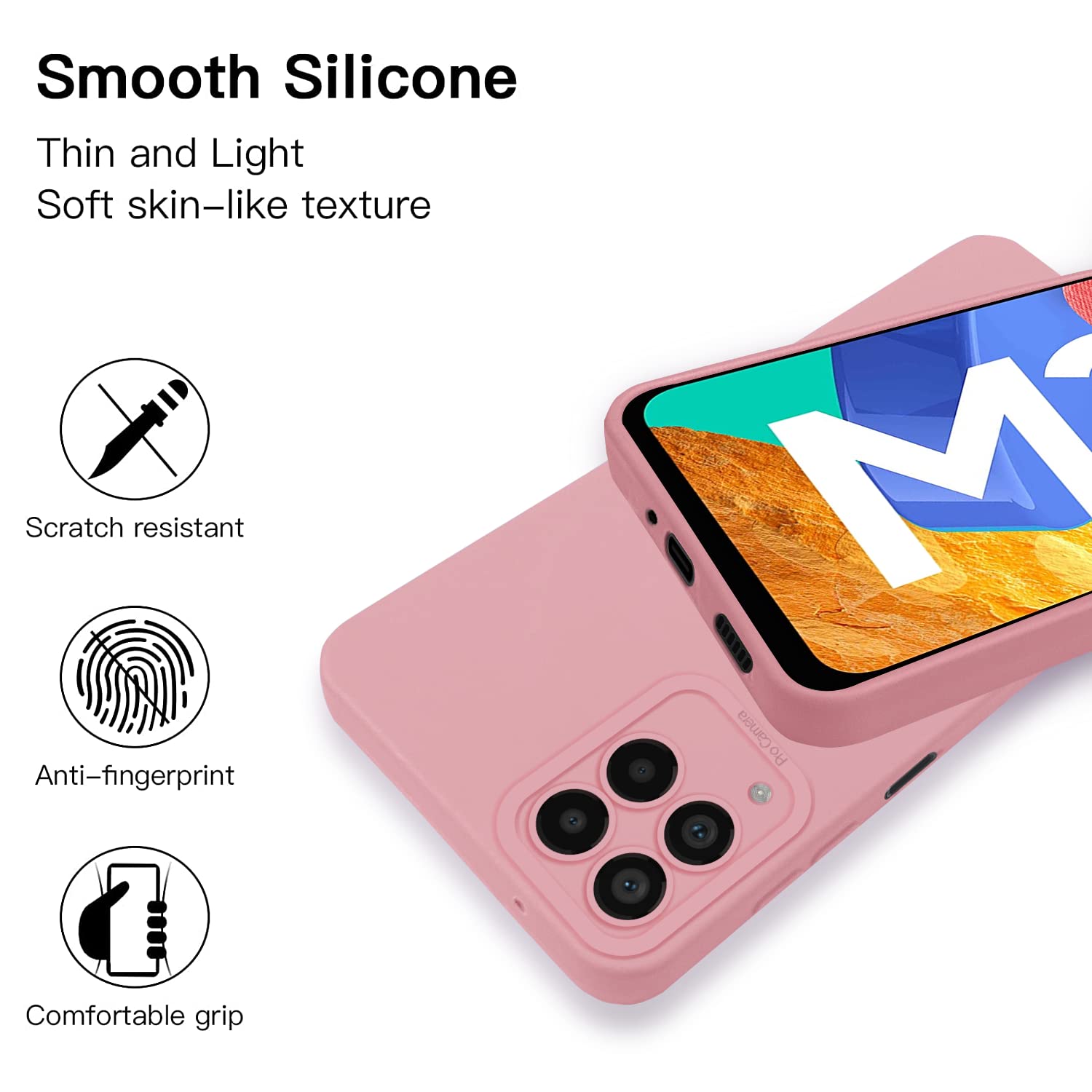 Pikkme pink mobile cover for Samsung M33 5G – photo 5