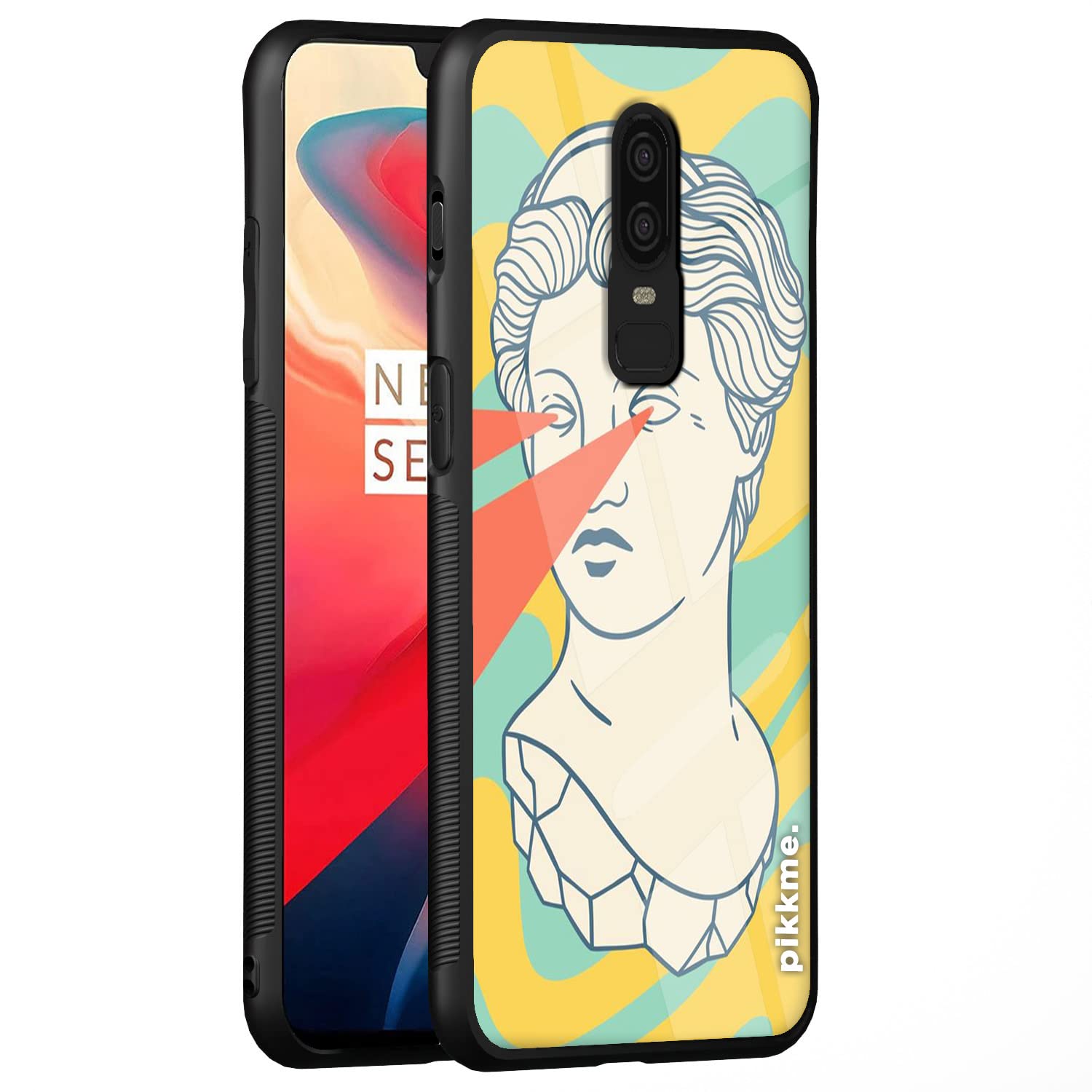 OnePlus 6 Hybrid phone cover by Pikkme