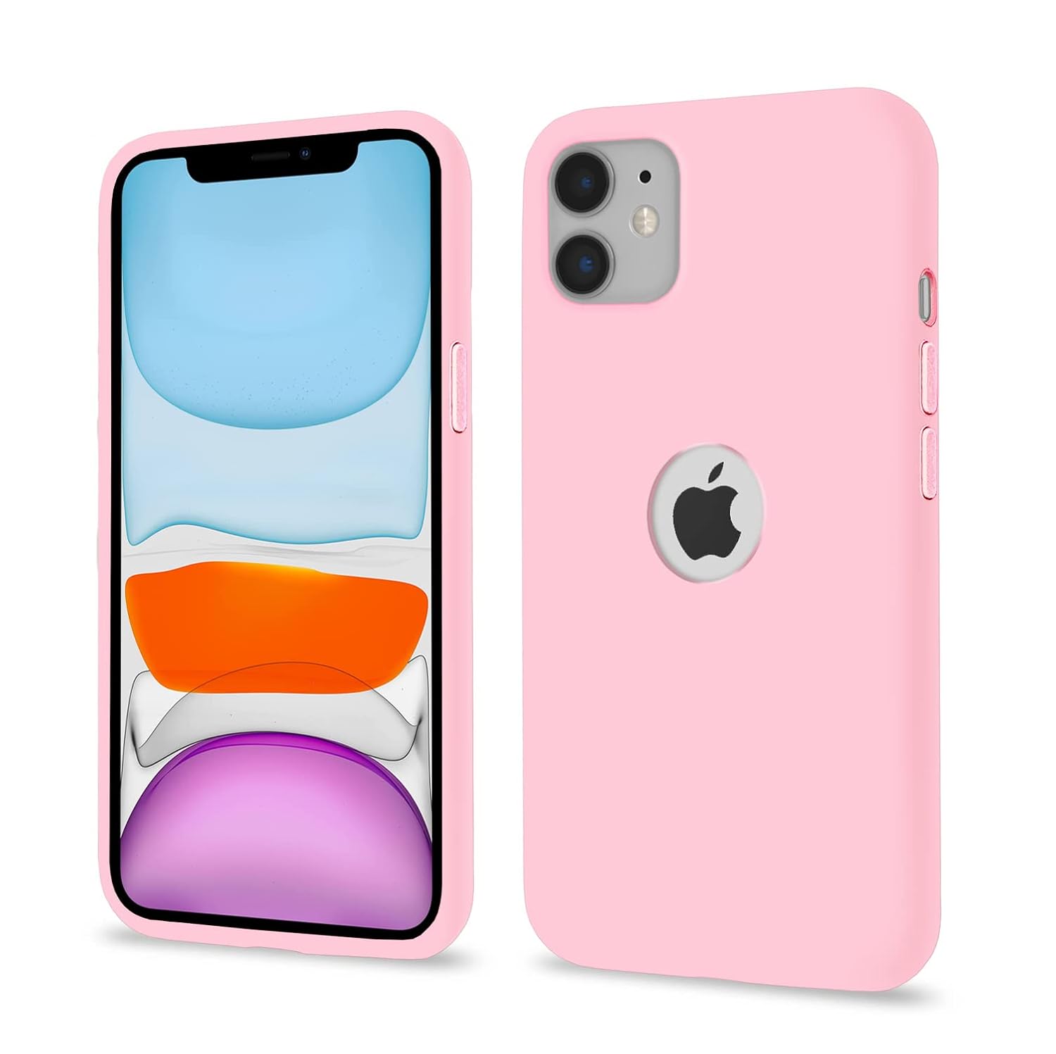 Pikkme iPhone 11 Super Soft Silicone Back Cover (Pink)
