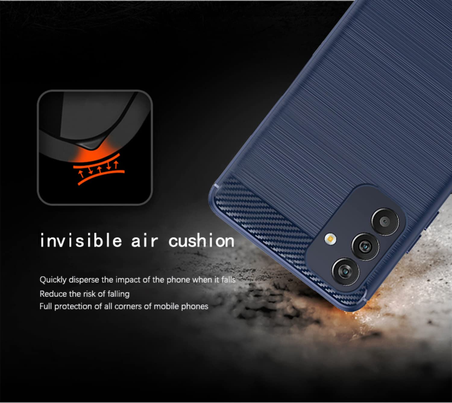 Samsung M13 4G phone cover in blue by Pikkme – photo 4